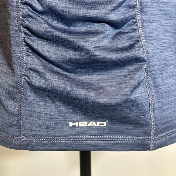 Head Blue Scrunched Back Athletic Outdoor Running Hoodie‎ Womens Size Medium M - Picture 5 of 12